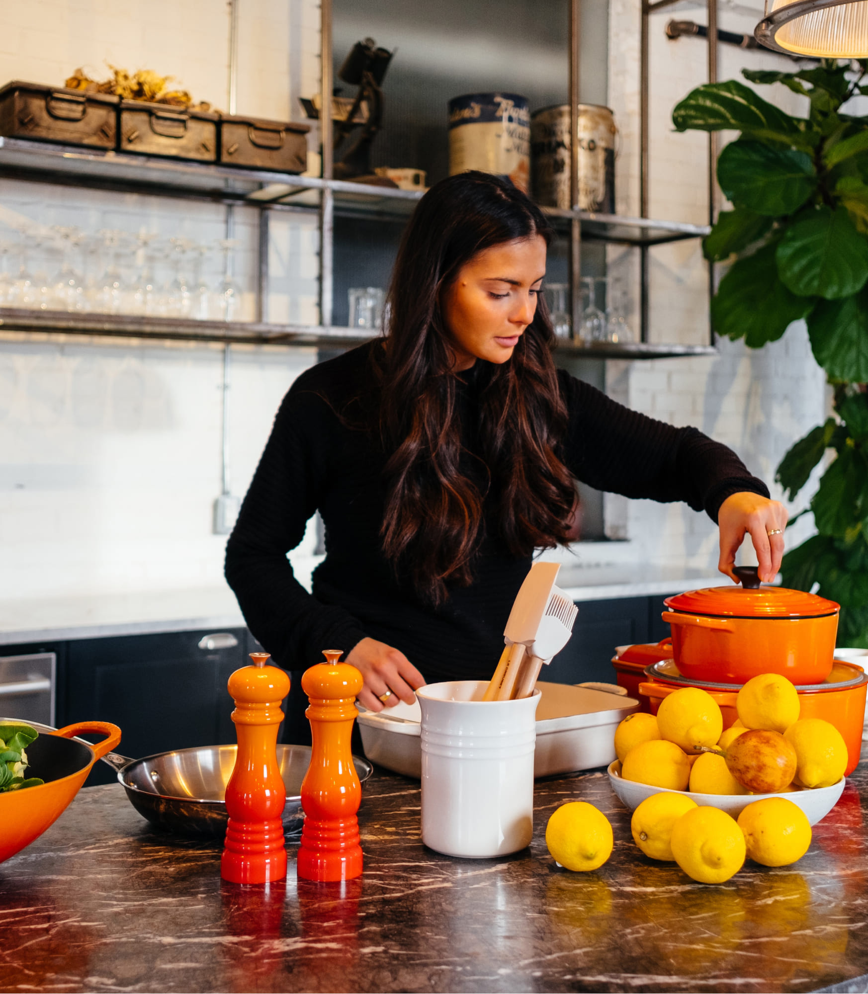 Woman Cooking